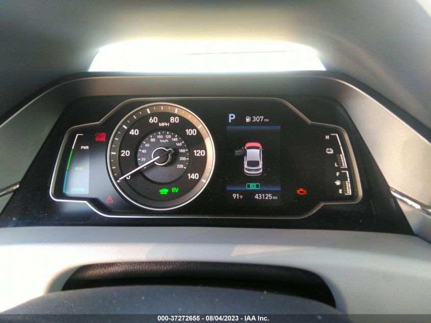 2020 HYUNDAI IONIQ HYBRID BLUE - KMHC65LCXLU239210