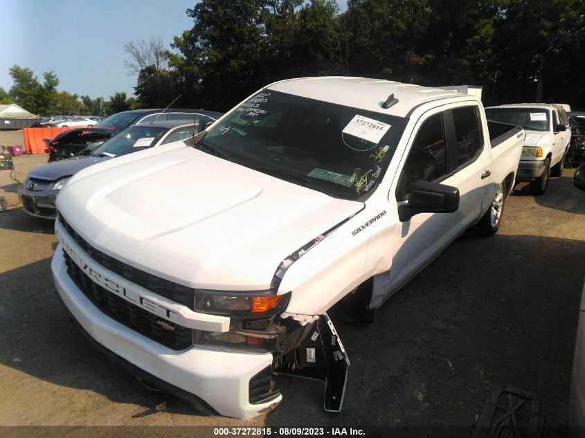 2021 CHEVROLET SILVERADO 1500 CUSTOM - 3GCPYBEK2MG457732