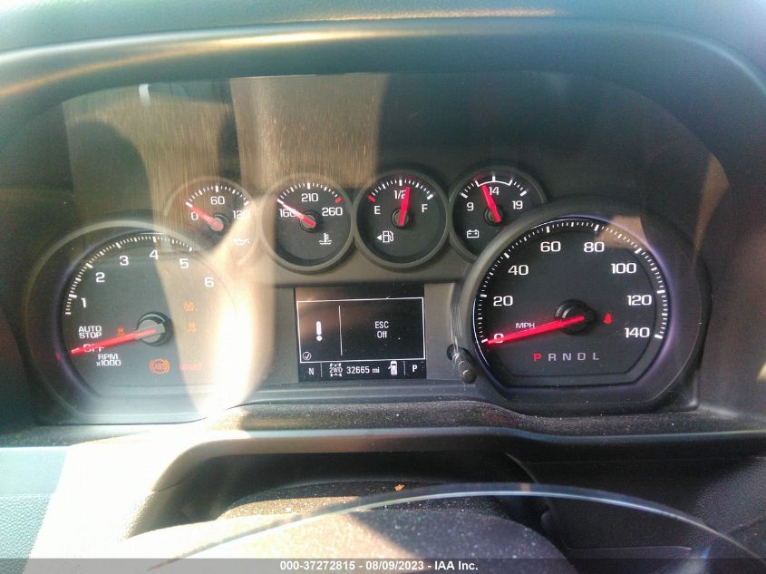 2021 CHEVROLET SILVERADO 1500 CUSTOM - 3GCPYBEK2MG457732