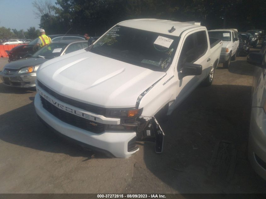 2021 CHEVROLET SILVERADO 1500 CUSTOM - 3GCPYBEK2MG457732