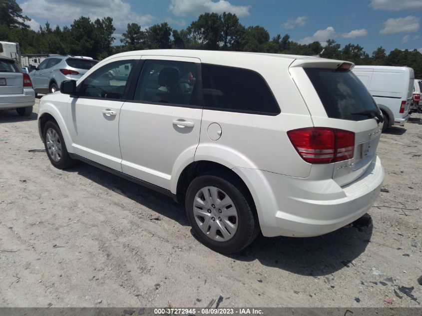 2014 DODGE JOURNEY SE - 3C4PDCAB2ET134507