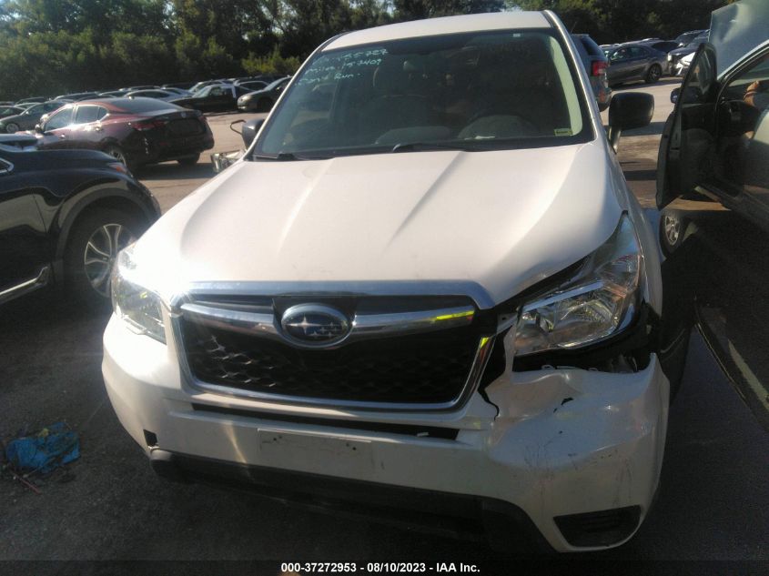 2016 SUBARU FORESTER 2.5I - JF2SJAAC6GH455727