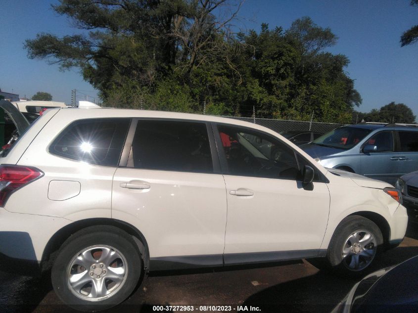 2016 SUBARU FORESTER 2.5I - JF2SJAAC6GH455727