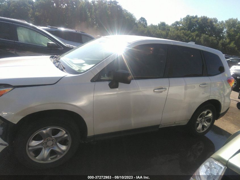 2016 SUBARU FORESTER 2.5I - JF2SJAAC6GH455727