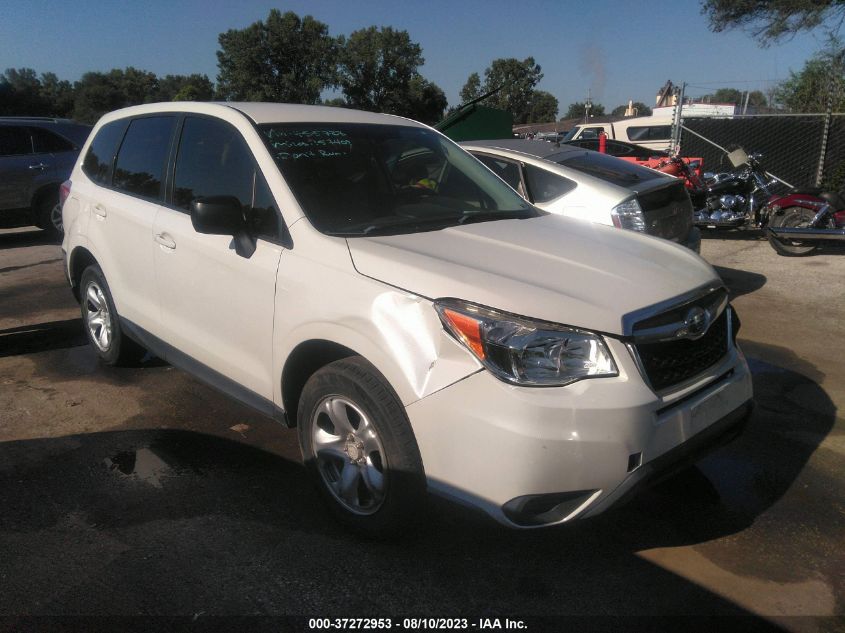 2016 SUBARU FORESTER 2.5I - JF2SJAAC6GH455727
