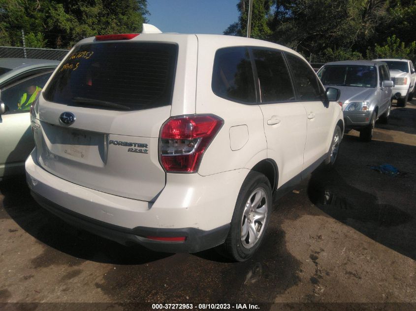 2016 SUBARU FORESTER 2.5I - JF2SJAAC6GH455727