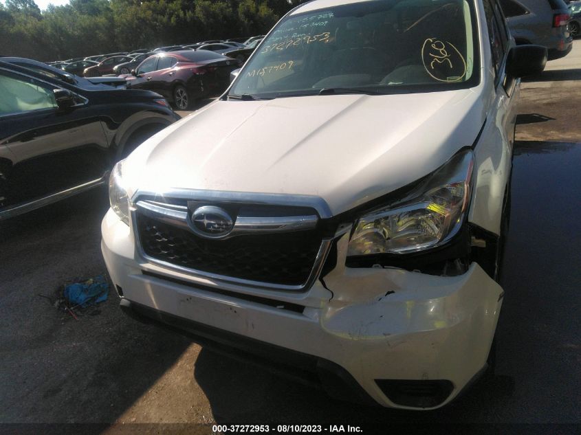 2016 SUBARU FORESTER 2.5I - JF2SJAAC6GH455727