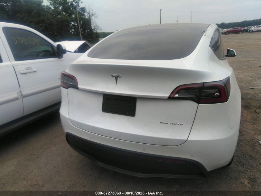 2022 TESLA MODEL Y LONG RANGE - 7SAYGDEE8NA009452