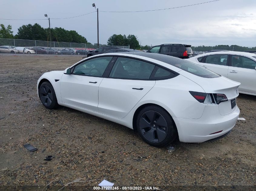 2021 TESLA MODEL 3 STANDARD RANGE PLUS - 5YJ3E1EA9MF969082