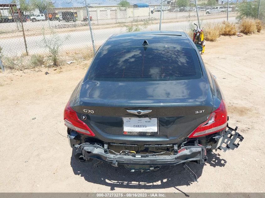 2019 GENESIS G70 PRESTIGE/SPORT/DYNAMIC/DE - KMTG34LE5KU013585