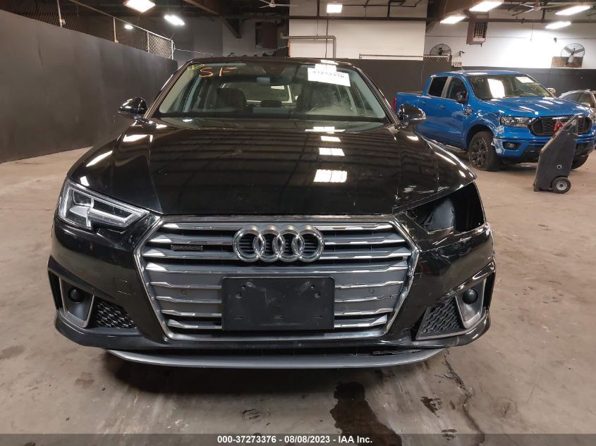 2019 AUDI A4 PREMIUM PLUS - WAUENAF43KA015917