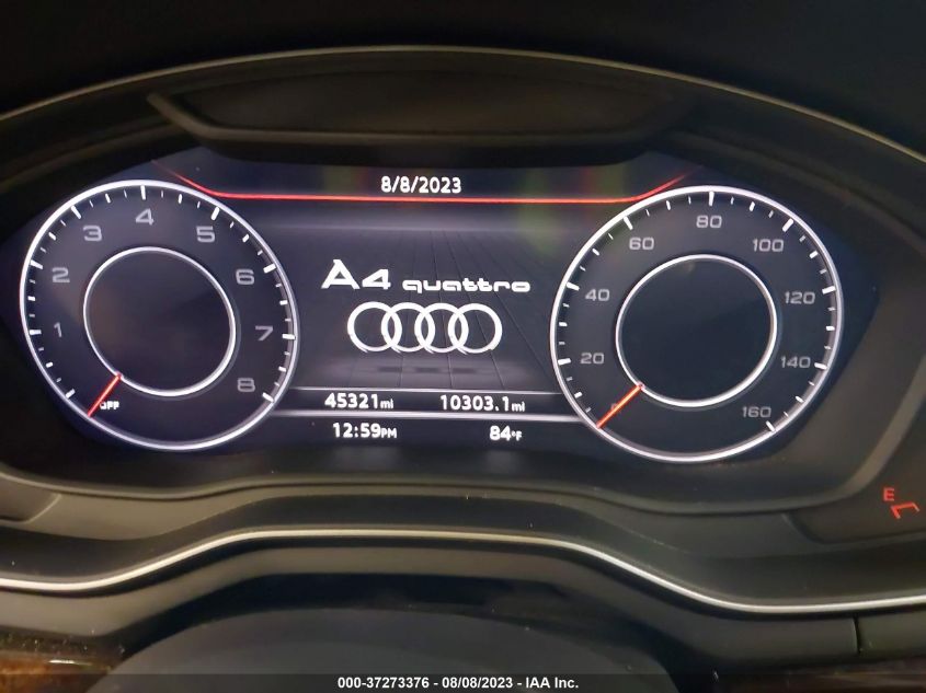 2019 AUDI A4 PREMIUM PLUS - WAUENAF43KA015917