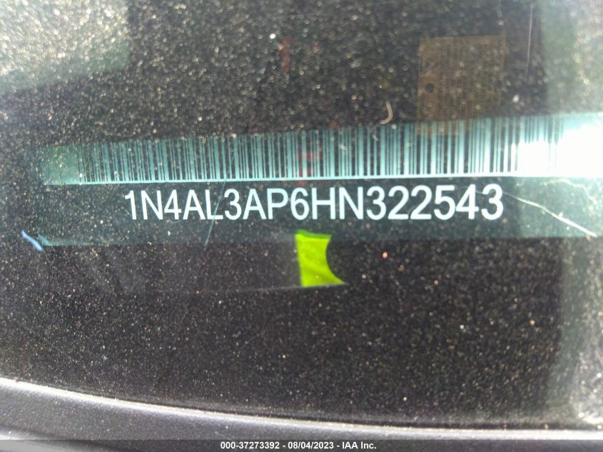 2017 NISSAN ALTIMA 2.5 S - 1N4AL3AP6HN322543