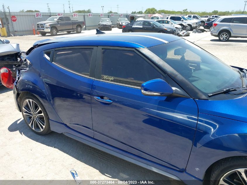 2016 HYUNDAI VELOSTER TURBO - KMHTC6AE0GU298503