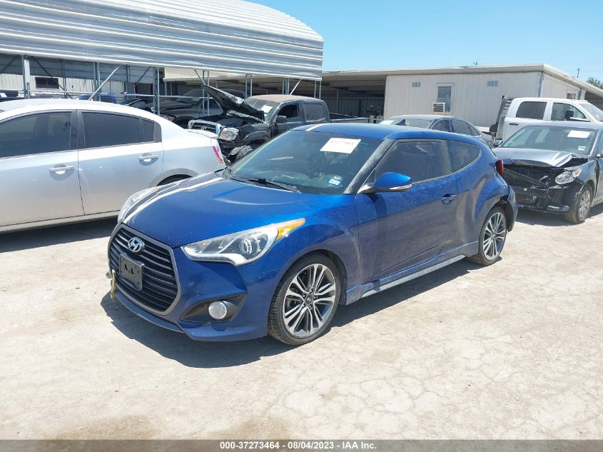 2016 HYUNDAI VELOSTER TURBO - KMHTC6AE0GU298503