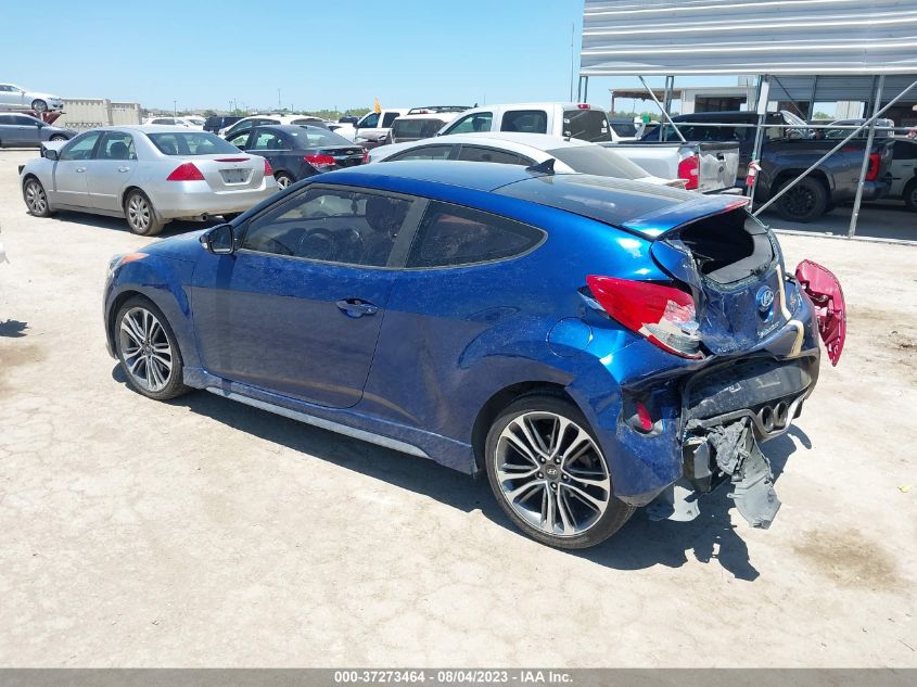 2016 HYUNDAI VELOSTER TURBO - KMHTC6AE0GU298503