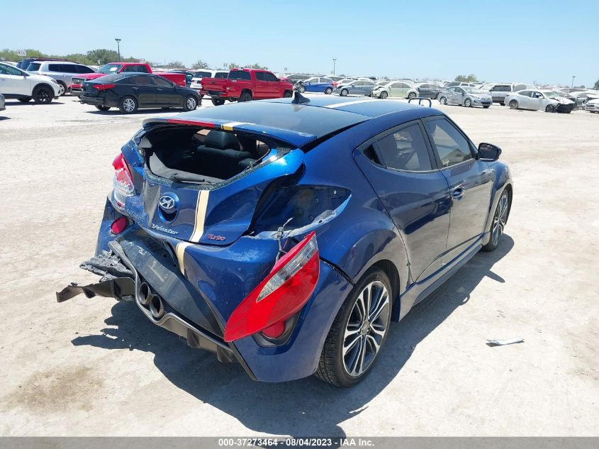 2016 HYUNDAI VELOSTER TURBO - KMHTC6AE0GU298503