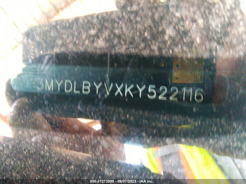 2019 TOYOTA YARIS SEDAN L/LE/XLE 3MYDLBYVXKY522116