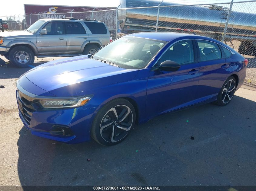 1HGCV1F4XNA017390 Honda Accord Sedan SPORT SE 2