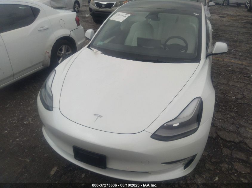 2022 TESLA MODEL 3 - 5YJ3E1EB0NF128018