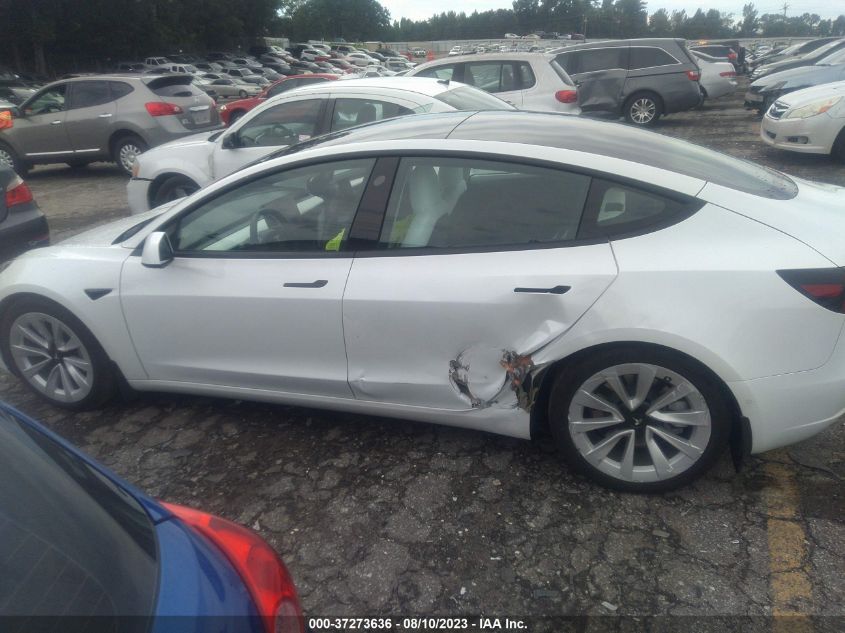 2022 TESLA MODEL 3 - 5YJ3E1EB0NF128018