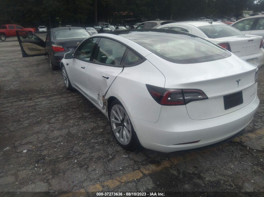 2022 TESLA MODEL 3 - 5YJ3E1EB0NF128018