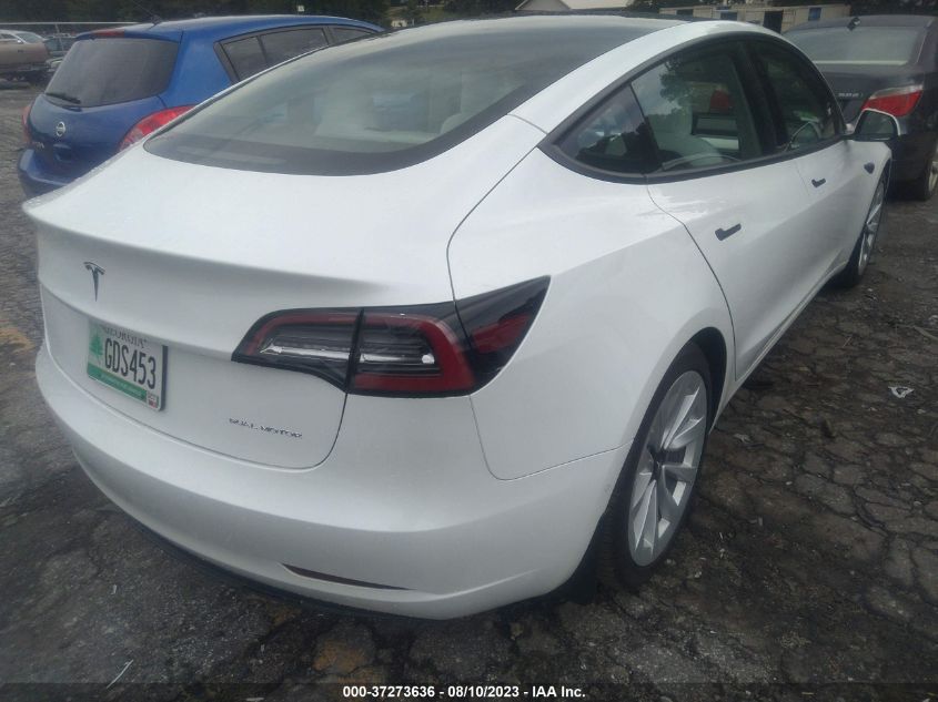 2022 TESLA MODEL 3 - 5YJ3E1EB0NF128018