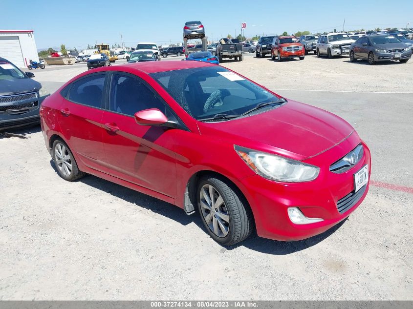 2013 HYUNDAI ACCENT GLS - KMHCU4AEXDU320116