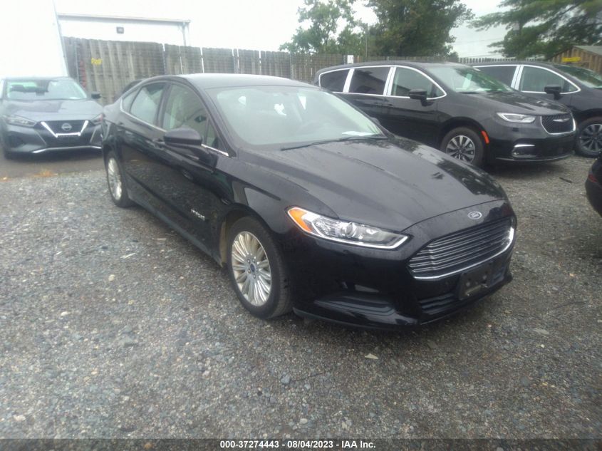 2016 FORD FUSION S HYBRID - 3FA6P0UU1GR203367