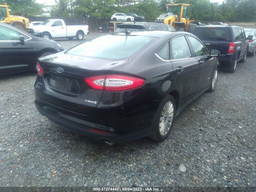 2016 FORD FUSION S HYBRID - 3FA6P0UU1GR203367