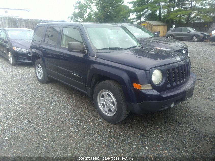 2014 JEEP PATRIOT SPORT - 1C4NJPBA0ED844041