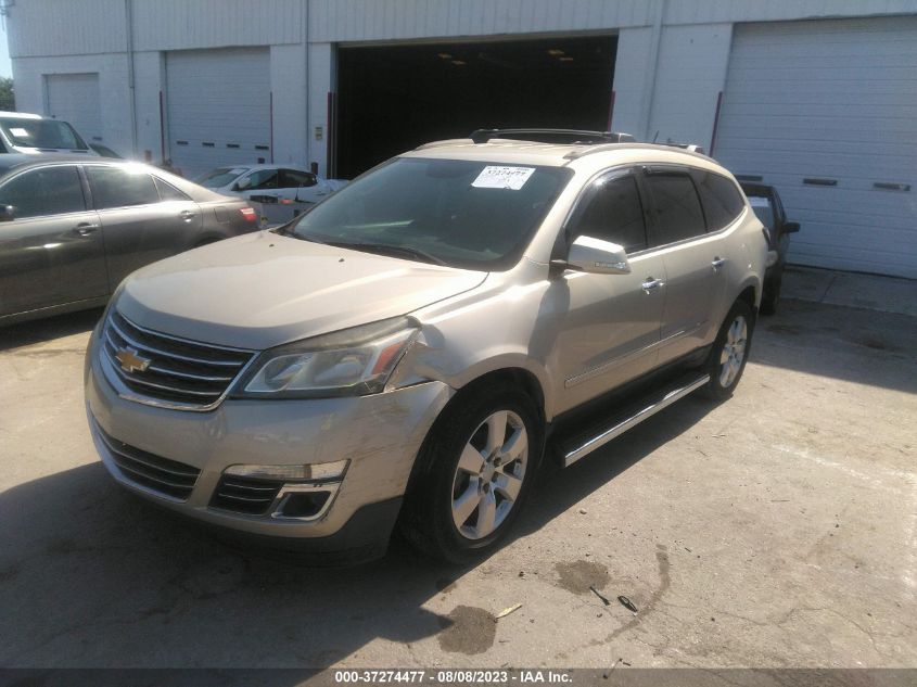 2013 CHEVROLET TRAVERSE LTZ - 1GNKRLKD5DJ114924