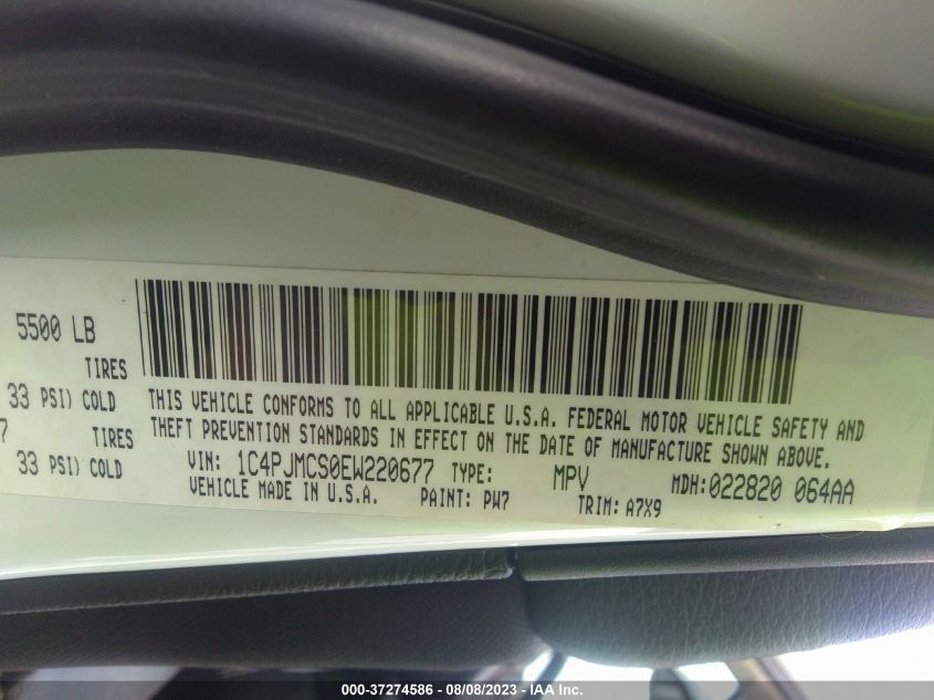2014 JEEP CHEROKEE LATITUDE - 1C4PJMCS0EW220677
