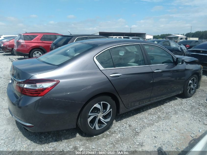 2016 HONDA ACCORD SEDAN LX - 1HGCR2F39GA088133