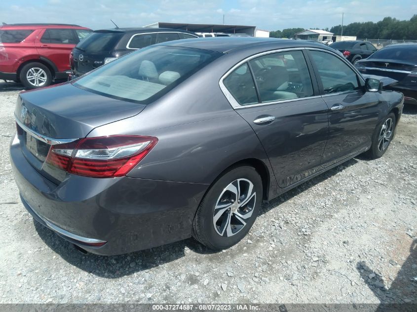2016 HONDA ACCORD SEDAN LX - 1HGCR2F39GA088133