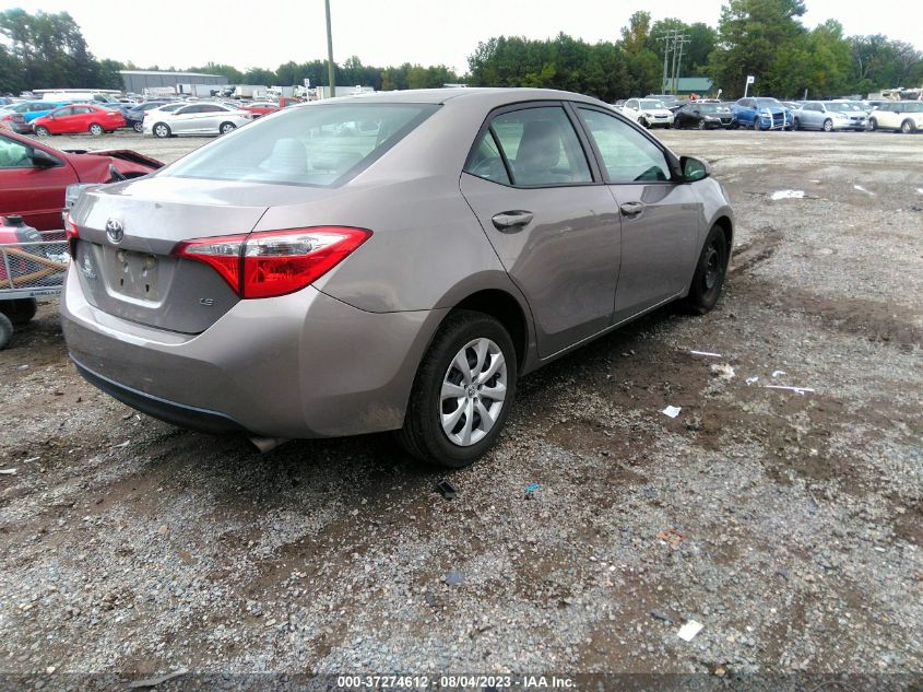 2014 TOYOTA COROLLA LE - 2T1BURHE6EC163704