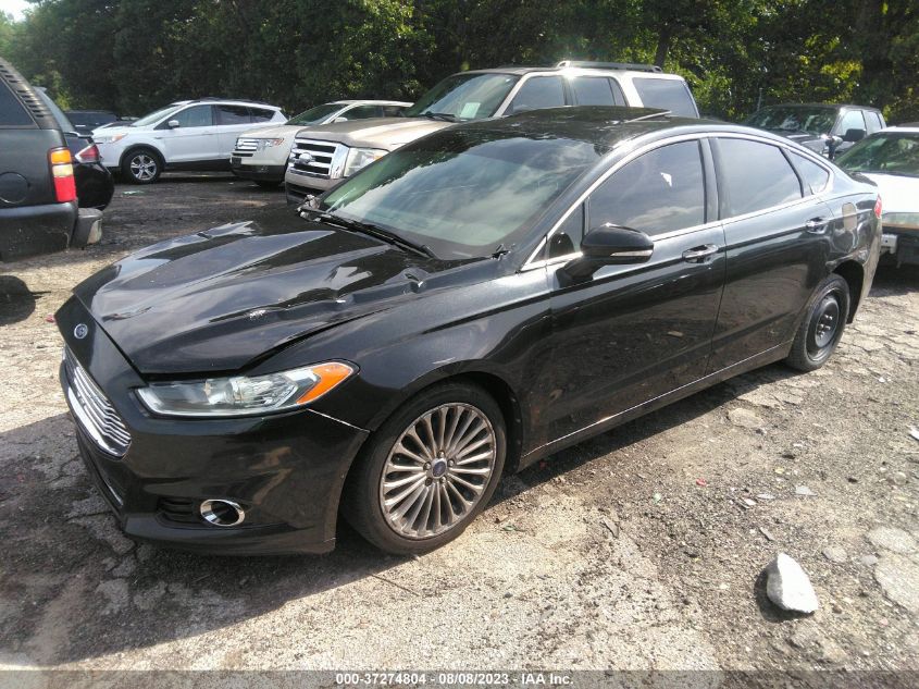 2013 FORD FUSION TITANIUM - 3FA6P0K95DR224488