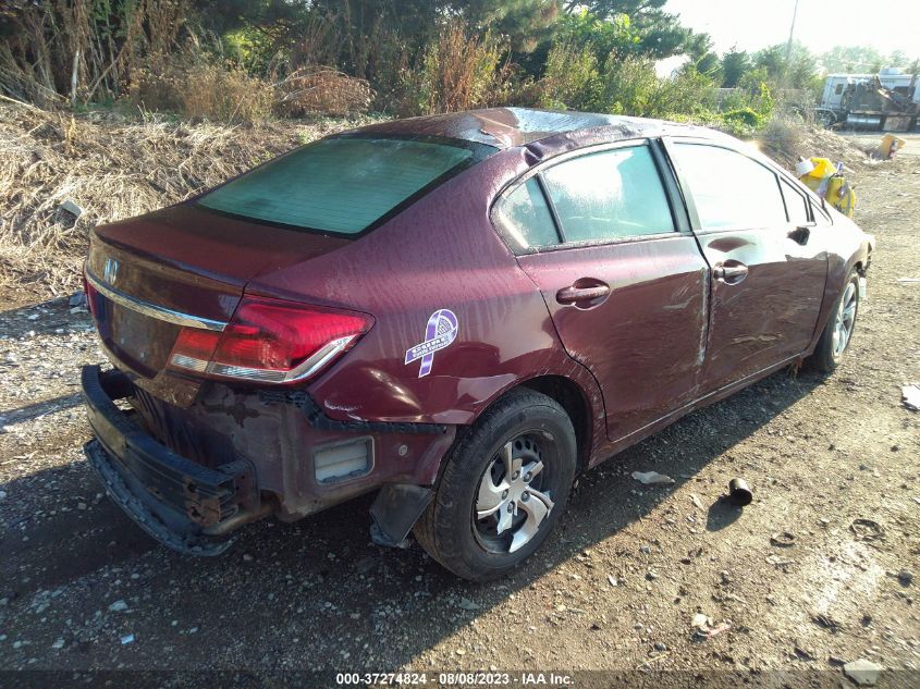 2013 HONDA CIVIC SDN LX - 2HGFB2F50DH528255