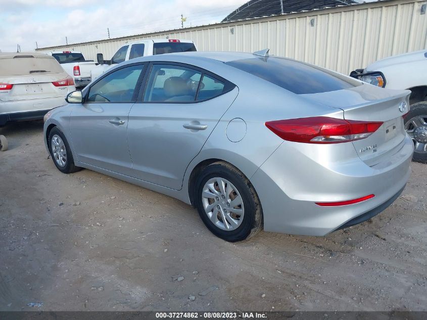 2017 HYUNDAI ELANTRA SE - 5NPD74LF1HH189471