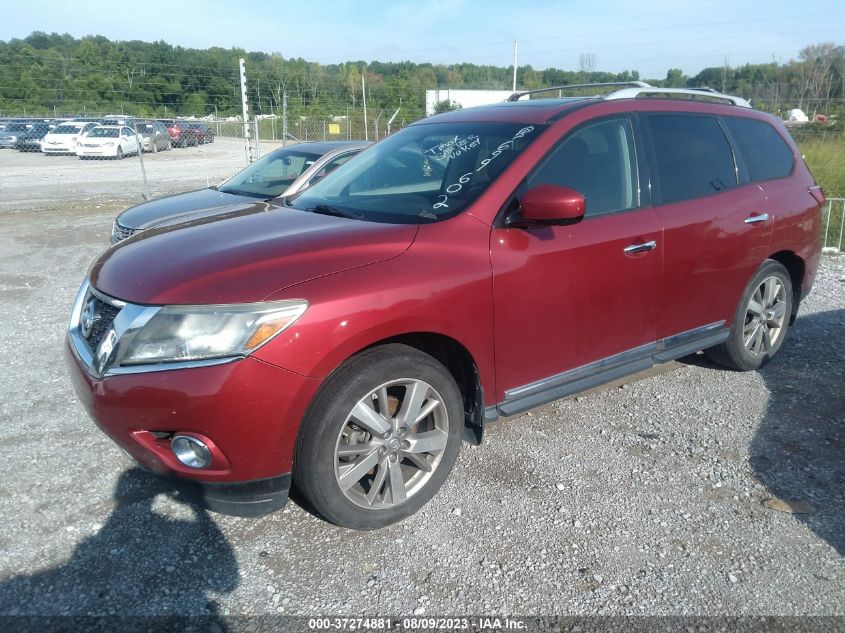 2014 NISSAN PATHFINDER PLATINUM - 5N1AR2MN6EC699602