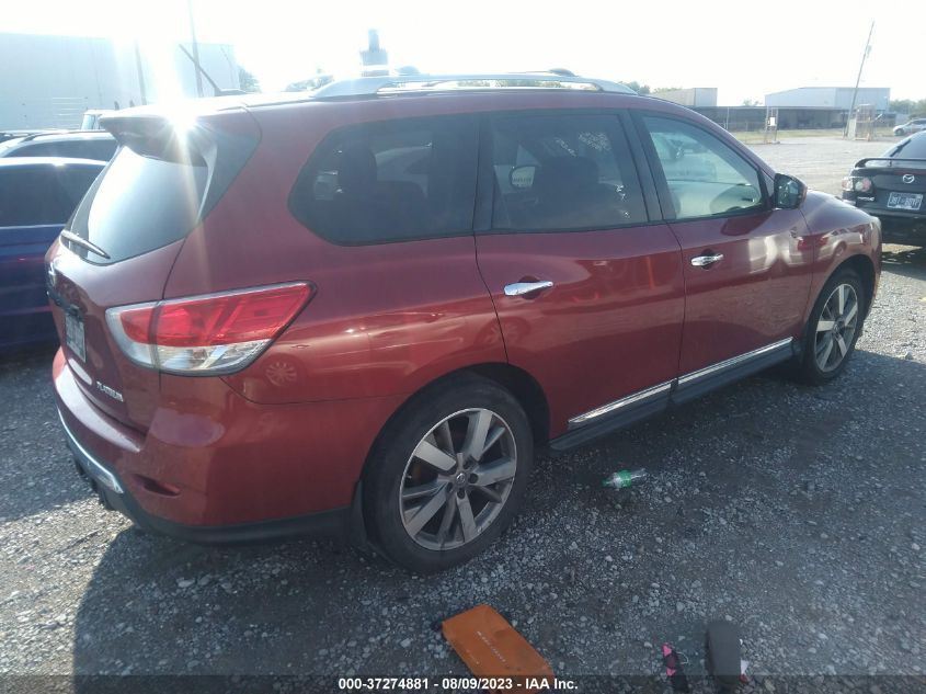 2014 NISSAN PATHFINDER PLATINUM - 5N1AR2MN6EC699602