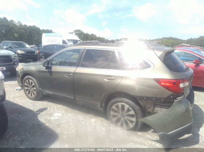 2015 SUBARU OUTBACK 2.5I LIMITED - 4S4BSBNC0F3344545
