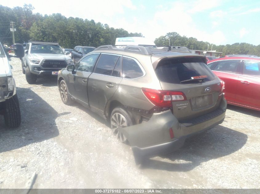 2015 SUBARU OUTBACK 2.5I LIMITED - 4S4BSBNC0F3344545