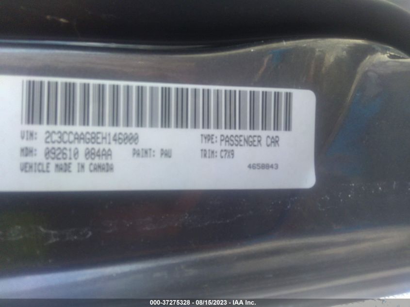 2014 CHRYSLER 300 - 2C3CCAAG8EH146000