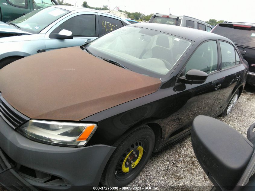 2014 VOLKSWAGEN JETTA 2.0L S 3VW2K7AJXEM434835