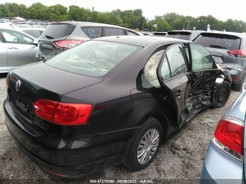 2014 VOLKSWAGEN JETTA 2.0L S 3VW2K7AJXEM434835