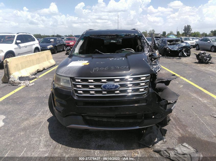2016 FORD EXPLORER XLT 1FM5K7D88GGC99257