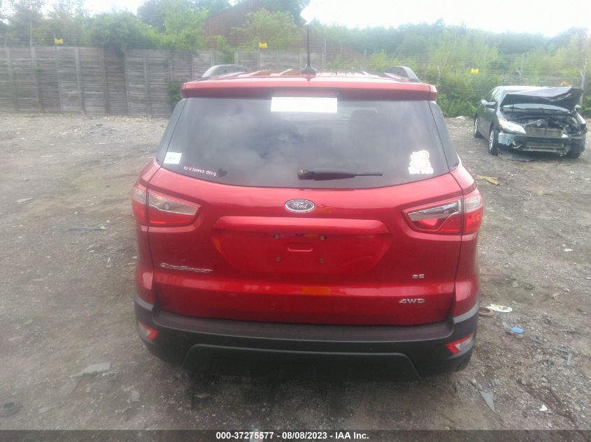 2018 FORD ECOSPORT SE - MAJ6P1UL8JC186389