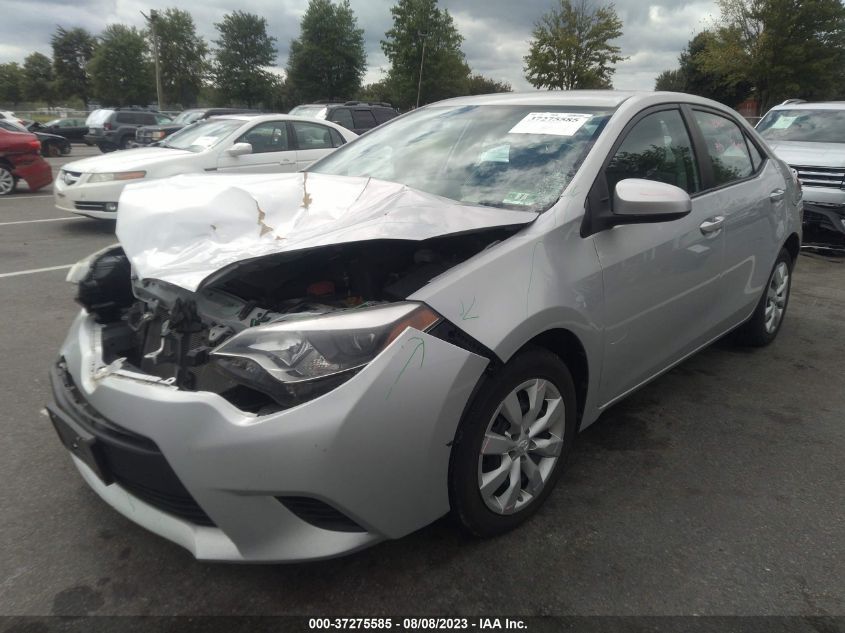 2014 TOYOTA COROLLA L/LE/S/S PLUS/LE PLUS - 2T1BURHE0EC192857