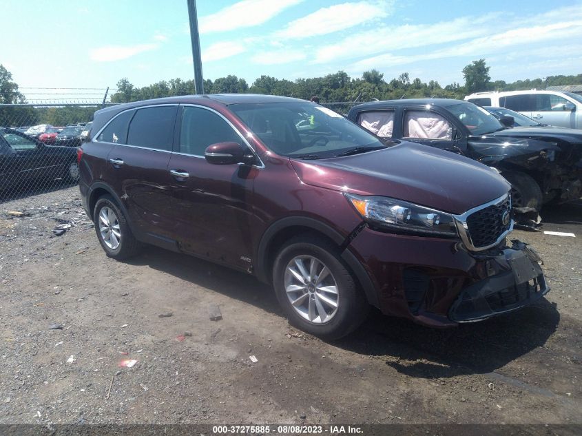 2019 KIA SORENTO LX V6 - 5XYPGDA50KG554325